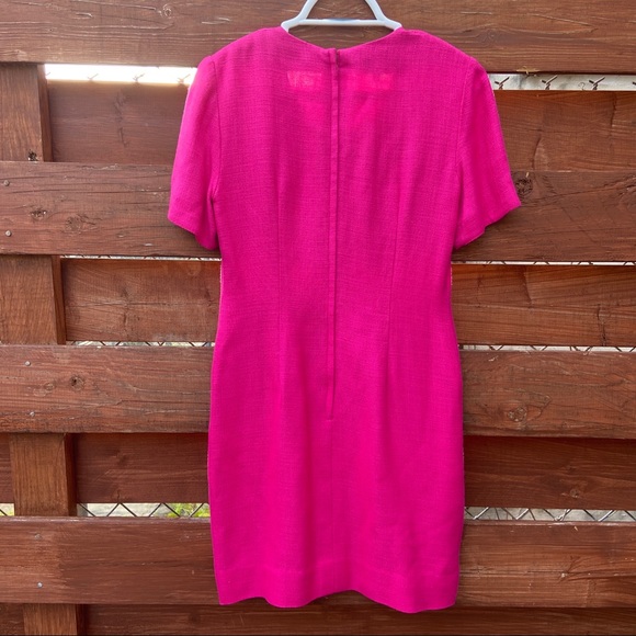 Vintage hot pink business-lady dress! - Picture 4 of 4